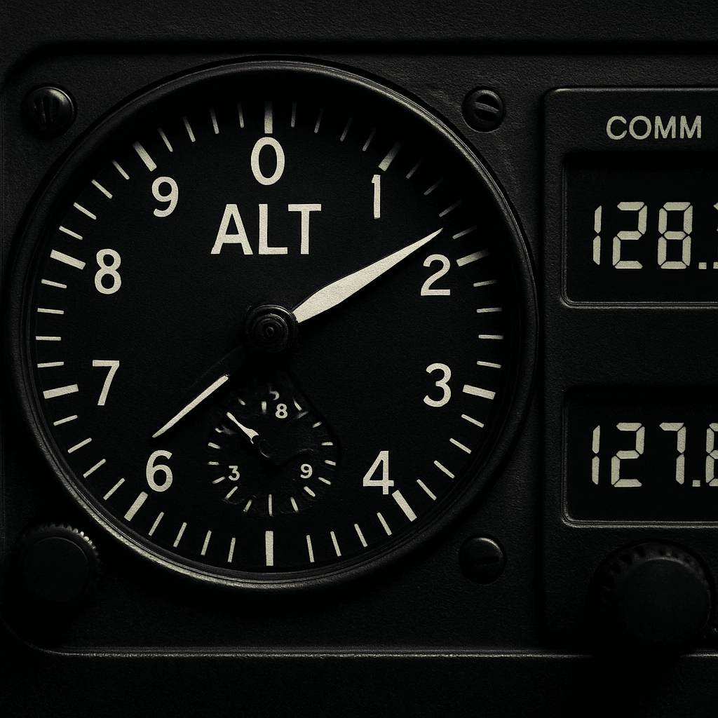 Glass cockpit instruments used in Community Aviation training